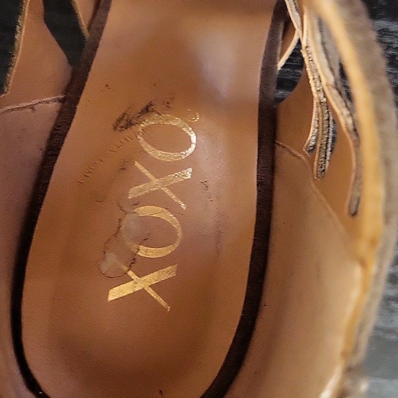 XOXO Women's Colbie Peep Toe Platform Pumps size 7 - Picture 6 of 8